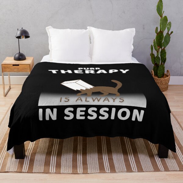 Item preview, Cute Cat Lover - Purr Therapy Is Always In Session designed and sold by WGBTee.
