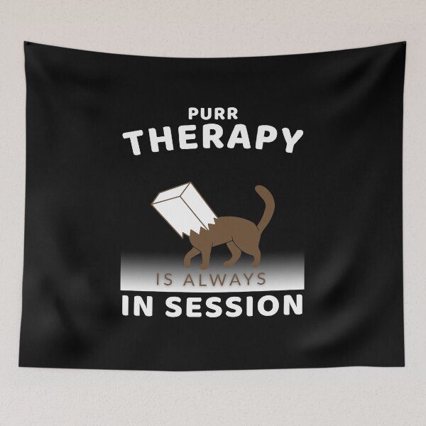 Item preview, Cute Cat Lover - Purr Therapy Is Always In Session designed and sold by WGBTee.