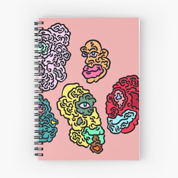 Item preview, cluster of digital faces drawing designed and sold by pascocharacters.