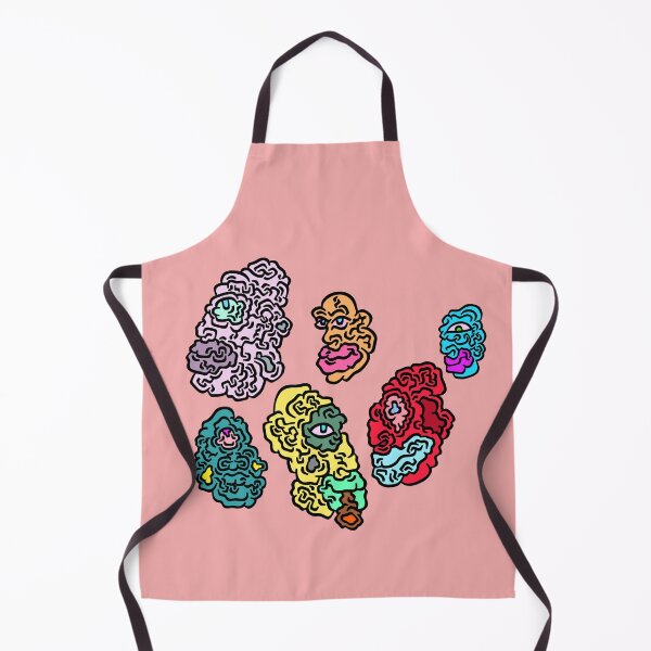Item preview, cluster of digital faces drawing designed and sold by pascocharacters.