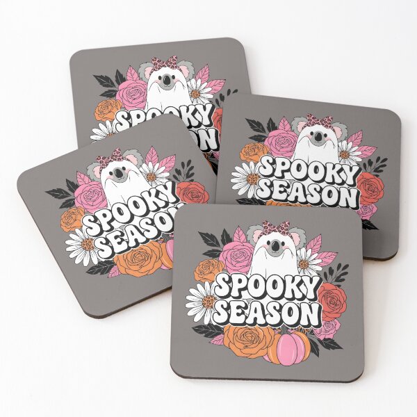 Item preview, Spooky Season Koala Ghost and Floral Halloween for Aussie Wildlife Fans designed and sold by MvuuStudio.