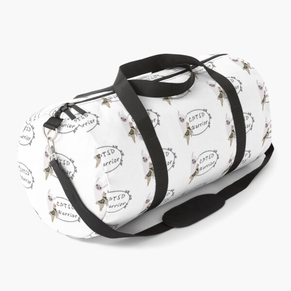 Item preview, CPTSD Warrior | Alpaca | Complex Trauma | PTSD | Black and gray designed and sold by The Courtesan Boutique.