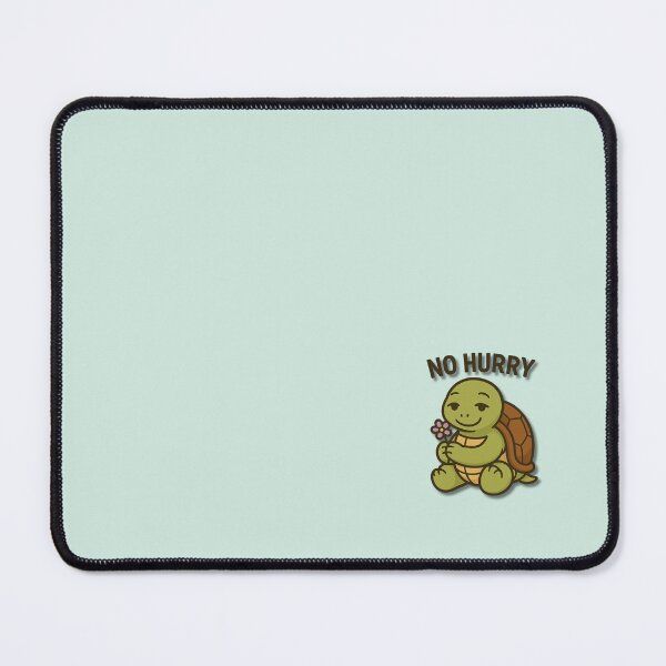 Item preview, No Hurry Turtle Cartoon – Cute Tortoise Holding Flower Illustration designed and sold by konthai.familyart.