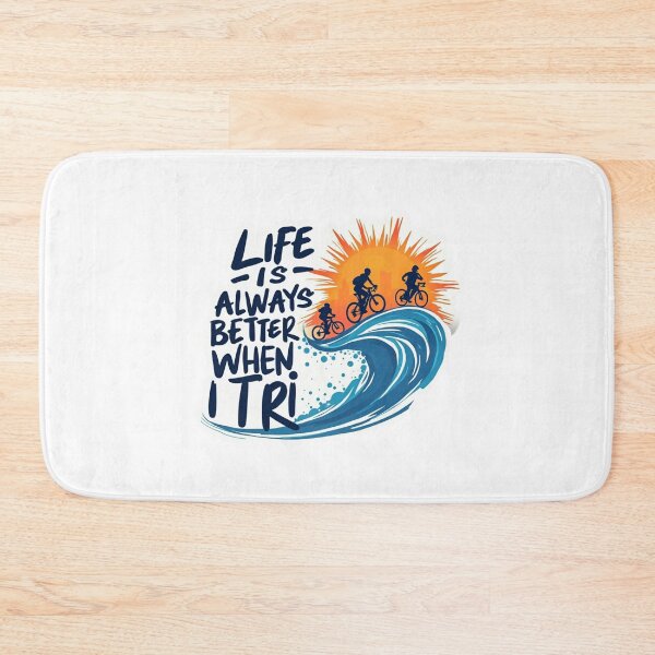 Item preview, Life is Always Better When I Tri – Triathlon Motivation Design designed and sold by Triathlongram.