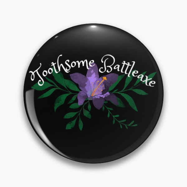 Item preview, Toothsome Battleaxe - for dark background designed and sold by mmrees.