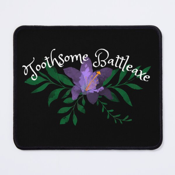 Item preview, Toothsome Battleaxe - for dark background designed and sold by mmrees.