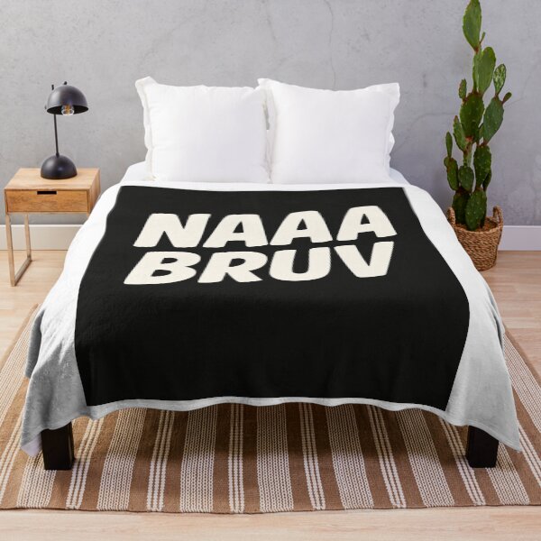 Item preview, NAAA BRUV | UK Slang Comic Text Tee designed and sold by ViralByDesign.