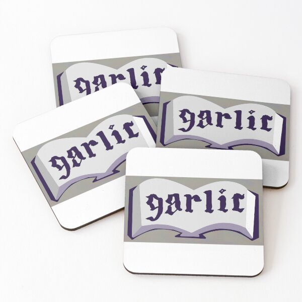 Item preview, Deep Purple Book Spice Label Garlic designed and sold by abitofaromantic.