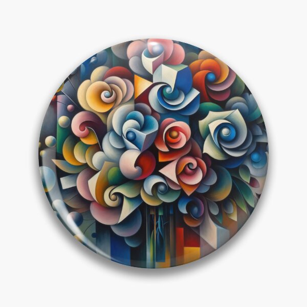 Item preview, abstract flowers designed and sold by CUBZ Creations.