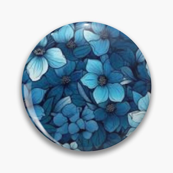 Item preview, blue flowers designed and sold by pksart1.