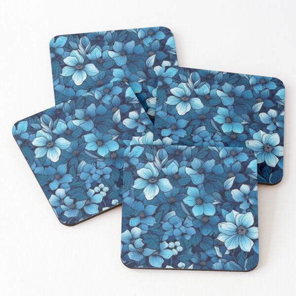 Item preview, blue flowers designed and sold by pksart1.