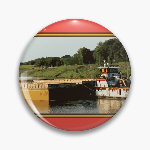 Item preview, Tug Boat and Barge designed and sold by TyBrockDesigns.