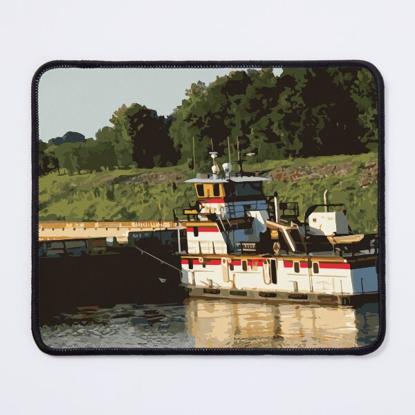 Item preview, Tug Boat and Barge designed and sold by TyBrockDesigns.