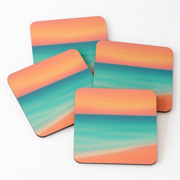 Item preview, Vibrant Sea and Beach Abstract Gradient Art designed and sold by optimusprime39.