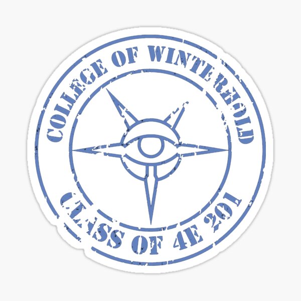 "College of Winterhold Graduate" Sticker for Sale by MillzyMerch