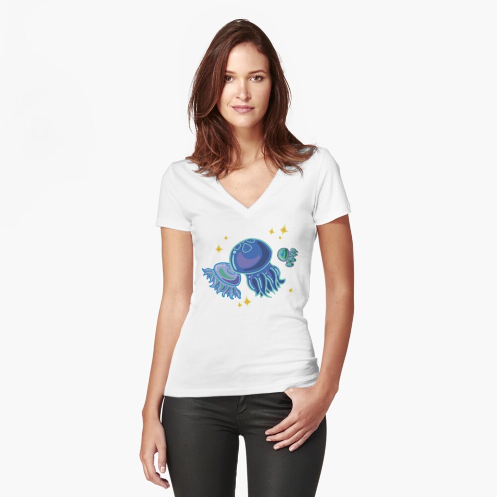 Item preview, Fitted V-Neck T-Shirt designed and sold by Carolyn-Loftus.