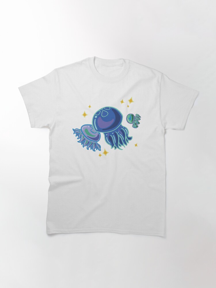 Thumbnail 2 of 7, Classic T-Shirt, Blue Jellies designed and sold by Carolyn-Loftus.