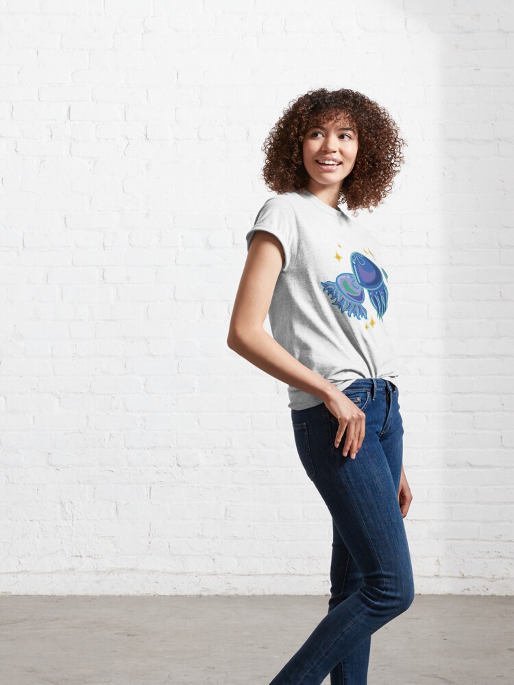Thumbnail 6 of 7, Classic T-Shirt, Blue Jellies designed and sold by Carolyn-Loftus.