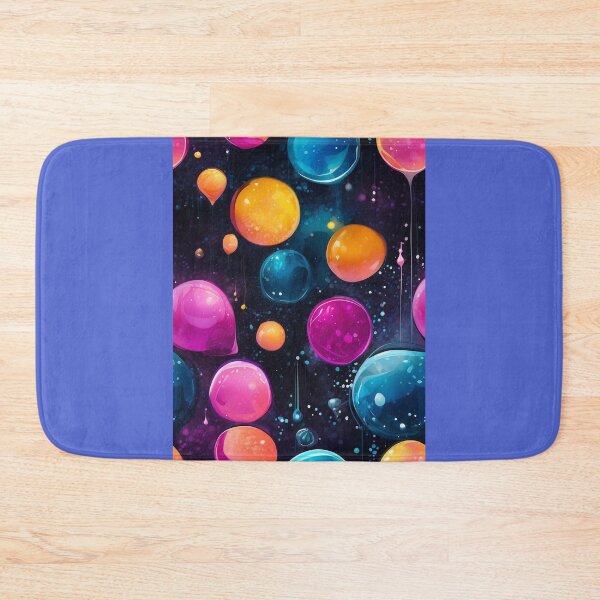 Item preview, Vibrant, floating neon space balls designed and sold by KilianSzmid.