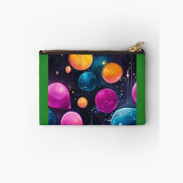 Item preview, Vibrant, floating neon space balls designed and sold by KilianSzmid.