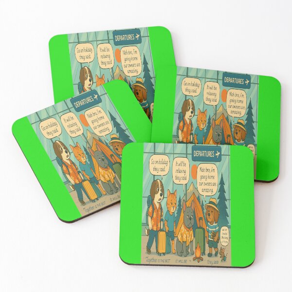 Item preview, Funny Pet Travel Comic – Expectations vs Reality  designed and sold by Gazmerch.