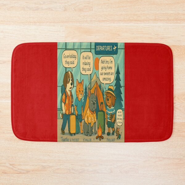 Item preview, Funny Pet Travel Comic – Expectations vs Reality  designed and sold by Gazmerch.