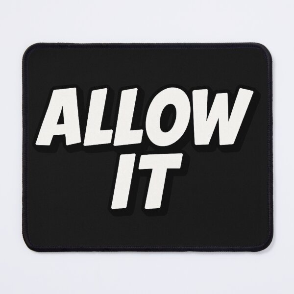 Item preview, ALLOW IT | UK Slang Comic Text Tee designed and sold by ViralByDesign.