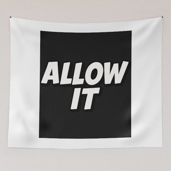 Item preview, ALLOW IT | UK Slang Comic Text Tee designed and sold by ViralByDesign.