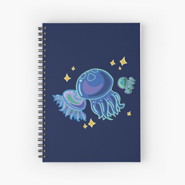 Blue Jellies Spiral Notebook