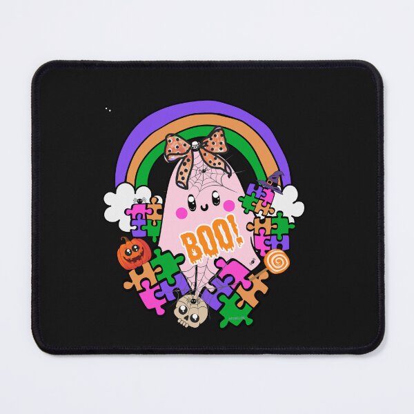 Item preview, Halloween Rainbow Pink Ghost Boo designed and sold by ArtBeLife.