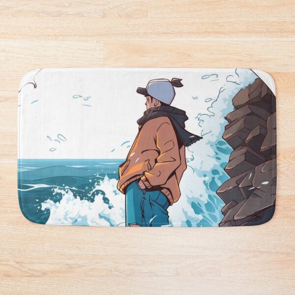 Item preview, Coastal Explorer Looking Out Over the Ocean Waves designed and sold by PaintbrushPlace.