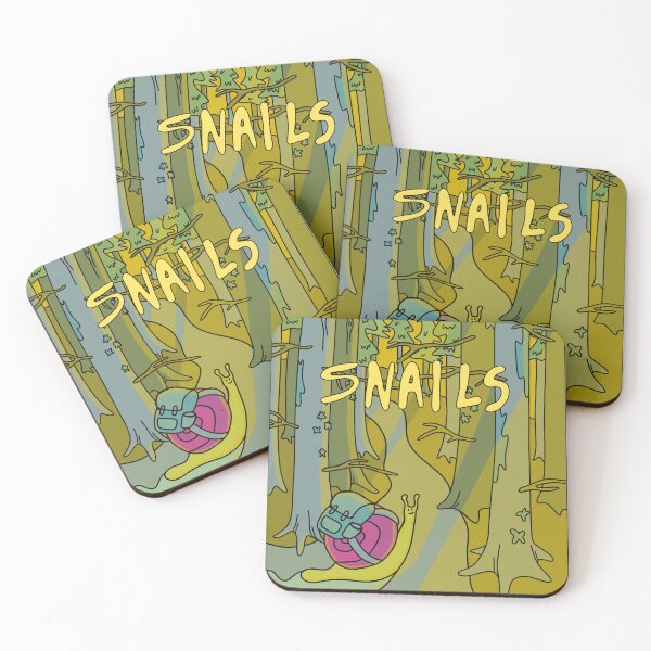 Item preview, Adventurous Snail with a Backpack – Hiking Nature Illustration designed and sold by Spotted Doodles.