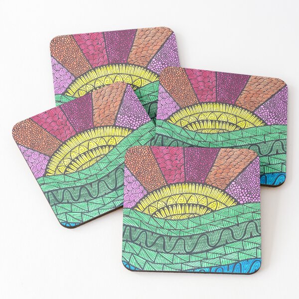 Item preview, Zen Sunset Waves designed and sold by Bright_Sprites_Creative.