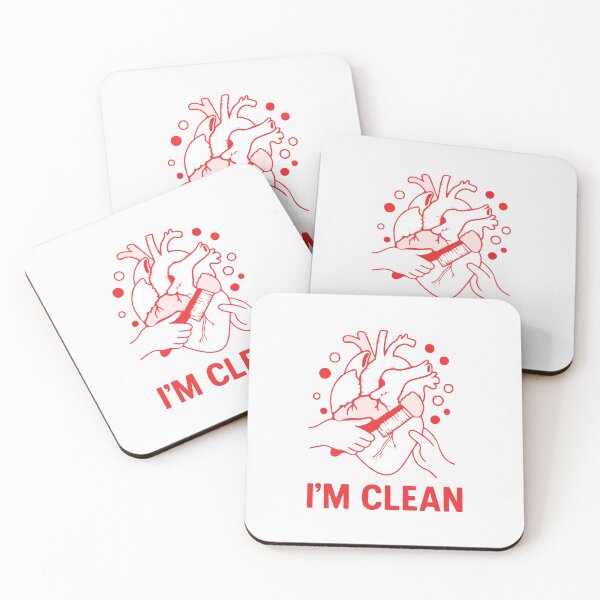 Item preview, I’m Clean – Heartbreak Recovery & Self-Love T-Shirt designed and sold by Estet Co.