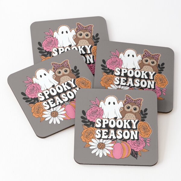 Item preview, Spooky Season Owl & Ghost and Retro Floral Halloween designed and sold by MvuuStudio.