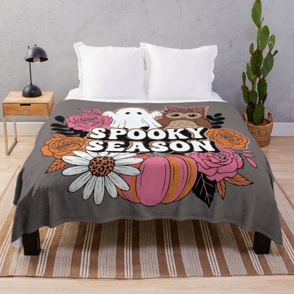 Item preview, Spooky Season Owl & Ghost and Retro Floral Halloween designed and sold by MvuuStudio.