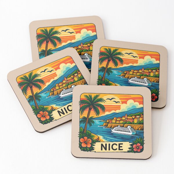Item preview, Nice, France -- Coastal Cruise View designed and sold by Myra365Art.