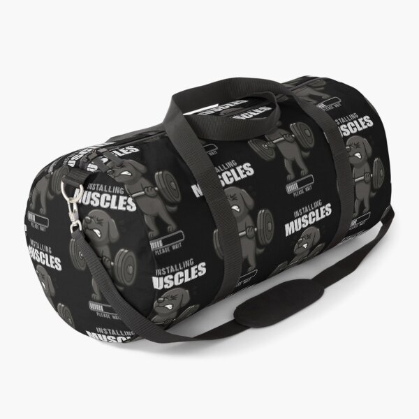 Item preview, Funny Black Labrador Installing Muscles Deadlift Workout Fitness Mom Dad Kids designed and sold by rafaeltto.