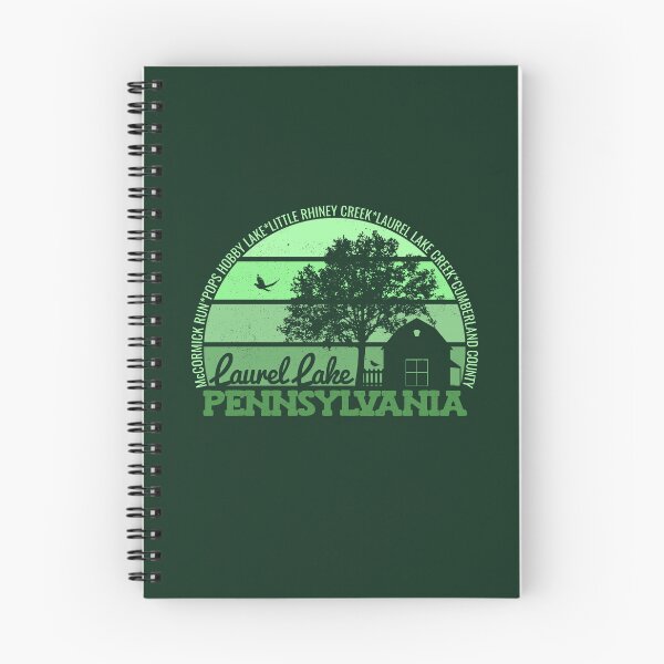 Item preview, Laurel Lake Pennsylvania Sunset Retro Vintage Local Pride Logo designed and sold by CRHPOD20.