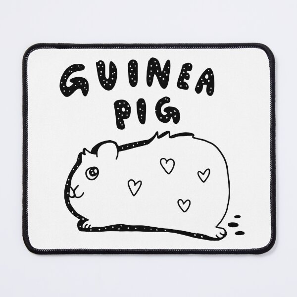 Item preview, Guinea Pig Ink Illustration – Minimalist Black and White Art designed and sold by Spotted Doodles.
