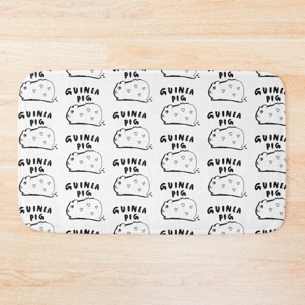 Item preview, Guinea Pig Ink Illustration – Minimalist Black and White Art designed and sold by Spotted Doodles.