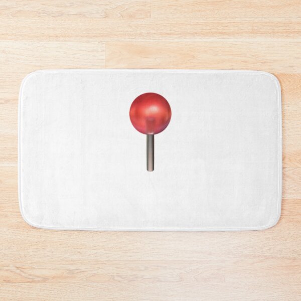 Item preview, Round Pushpin Emoji designed and sold by Popular-Gifts.