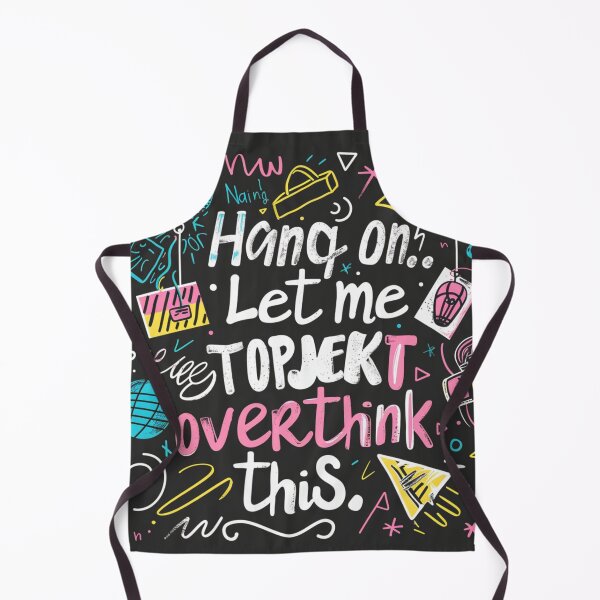 Item preview, Funny Quote Typography – Hang On Let Me Overthink This designed and sold by MooDigitalArt.