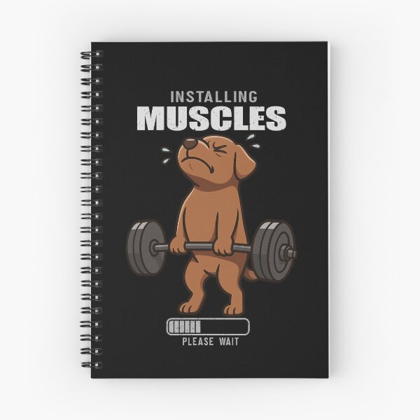 Item preview, Funny Chocolate Labrador Installing Muscles Deadlift Workout Fitness Mom Dad Kids designed and sold by rafaeltto.