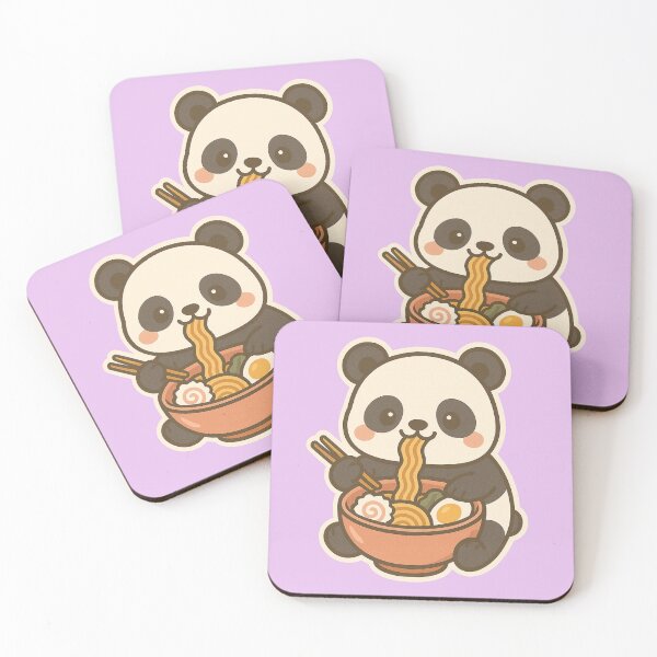 Item preview, Kawaii Panda Slurping Ramen designed and sold by Mo & Ko Design.