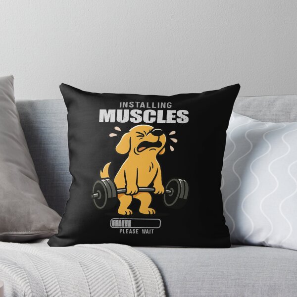 Item preview, Funny Labrador Installing Muscles Deadlift Workout Fitness Mom Dad Kids designed and sold by rafaeltto.