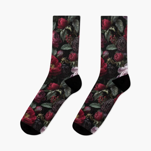 Item preview, Gothic Romance Dark Floral Pattern designed and sold by Prismatect.