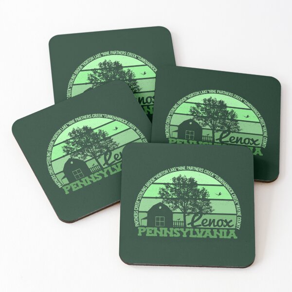 Item preview, Lenox Pennsylvania Sunset Retro Vintage Local Pride Logo designed and sold by CRHPOD20.
