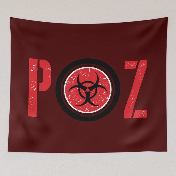 Item preview, POZ BioHazard Symbol designed and sold by SoCalBottom.