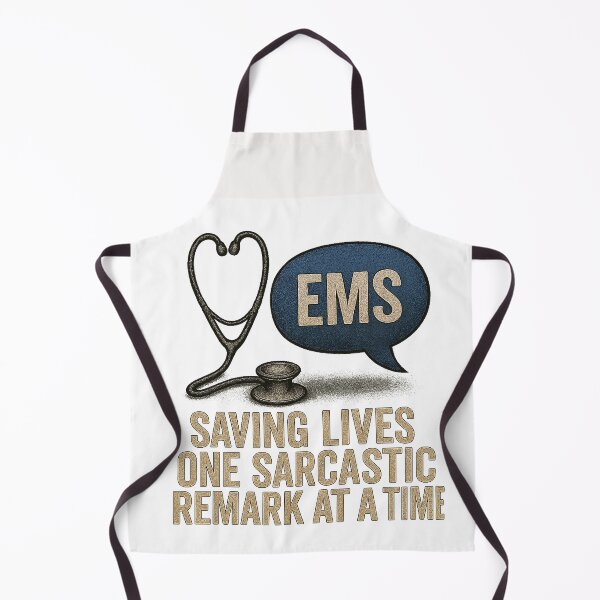 Item preview, Saving lives one sarcastic remark at a time designed and sold by ES Dark & Funny.